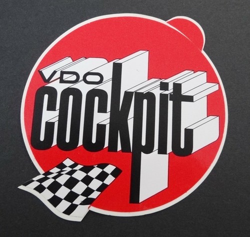 Werbe aufkleber vdo cockpit - werbe-aufkleber,