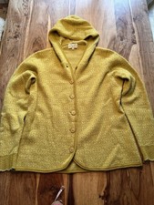 Sorgenfri Sylt 100% Merino Wolljacke mit Kaputze Hoodie Gr. L  - XL