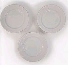 KPM Berlin Neuosier weiß 3 Stück Teller ca. 17,5 cm 2.Wahl