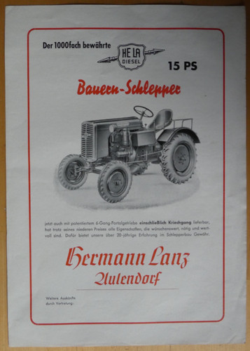 Original lanz 1953 - 15,