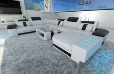 Couch Wohnlandschaft Leder