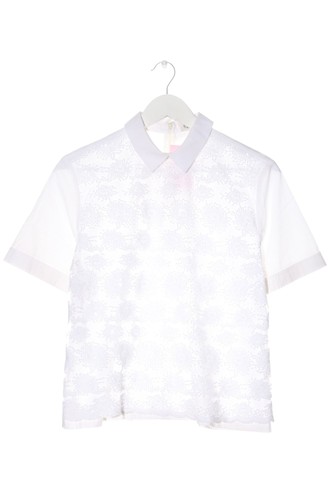 Nadine kurzarm bluse damen - h., kurzarm-bluse