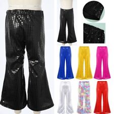 DE Kinder Pailletten Hose Lang