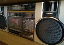 SHARP GF-A1H(BR)  Radiorecorder Kassettenrecorder Classic Vintage Rarität