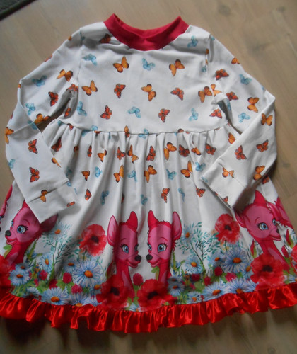Niedliches jersey dreh kleid - jersey-dreh,