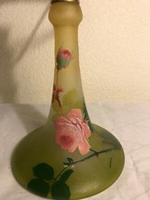 Jugendstil Glas Lampenfuss