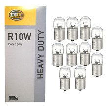 10x Hella Heavy Duty 24V 10W