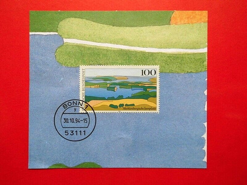 Briefmarken schmuckkarten - bm.,