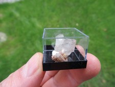 schöne Quarzkristalle aus Sayda im Erzgebirge