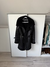 Shearling lammfelljacke aus - shearling,