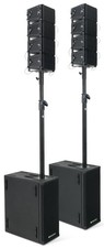 PA Anlage 2x Subwoofer 8x