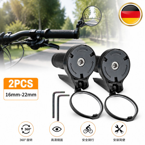 Fahrradspiegel pack 360 - fahrradspiegel,