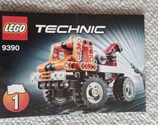 2012 LEGO TECHNIC  Bauanleitung für  9390 (1)  Mini Abschlepp Truck    24 Seiten