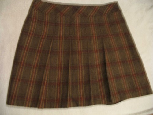 Falten rock wollrock tweed - rock,