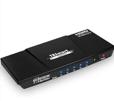 HDMI Splitter Verteiler 1 In 4 Out  Ultra HD 4K  für TV, PC, Laptop,Konsole, DVD