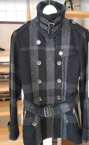 Burberry woll kurzmantel - burberry, woll-kurzmantel
