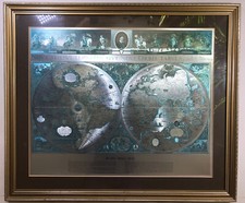 Vintage Silberfolie Blau