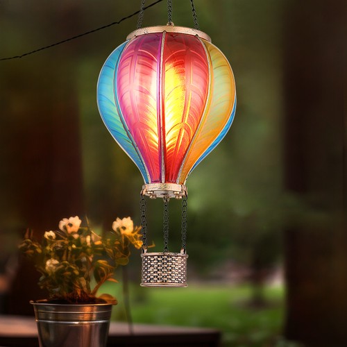 Solarlampe heißluftballon - solarlampe,