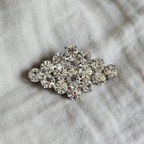 Vintage brosche rhombus - brosche,