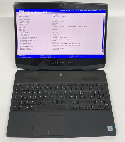 Alienware m15 8 gen - alienware,