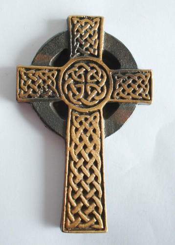 Irisches bronze kreuz - irisches,