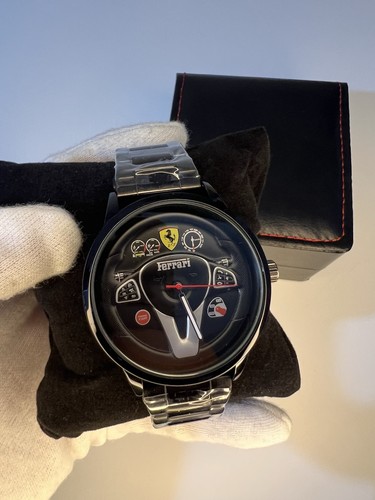 Ferrari uhr stahl black - uhr,