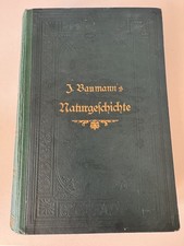 Antik buch naturgeschichte - buch,