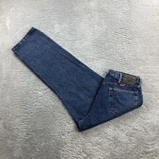 Wrangler Herren Jeans Hose W36 L30 Blau Vintage Denim relaxed Fit Straight retro