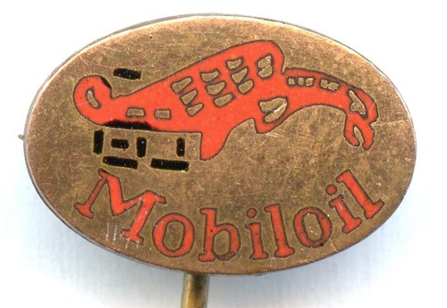 Mobiloil firmenabzeichen - mobiloil,