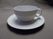 rosenthal  6 tassen  tee weiß
