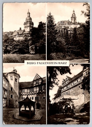 Postkarte burg falkenstein - postkarte,