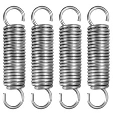 4 Stück Edelstahl Zugfedern