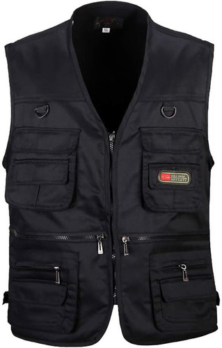 Herren safari weste mit - mit, vielen