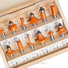 Fräser set tgl schaft 8 - hm, 12