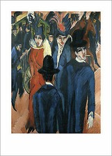EXPRESSIONISMUS Ernst Ludwig KIRCHNER BERLINER STRASSENSZENE Plakat  23