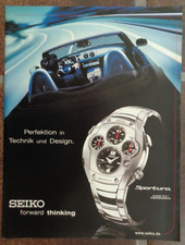 Seiko Sportura Uhr Werbung bzw Reklame