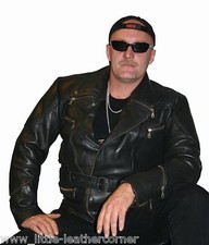 Marlon Brando Chopper Lederjacke Harley Touring ,Gr.58 Chopper Cruiser Jacke NEU