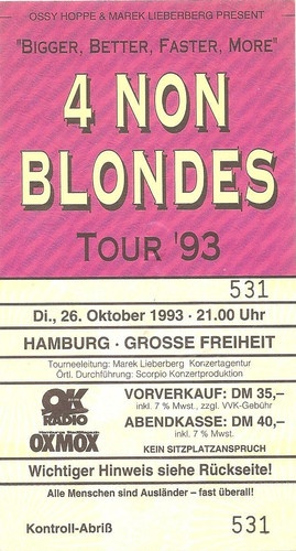 Non blondes concert - ,