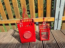 Laternen Kerzenhalter Metall 28 und 42  cm hoch