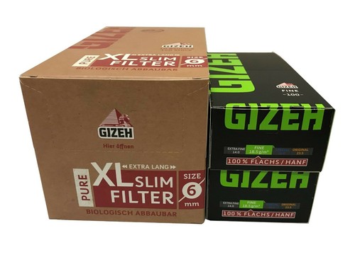 Gizeh black fine - black, 2x
