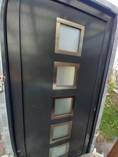 alu haustür anthrazit neu 210 ×110 DIN Rechts nur Abholung 