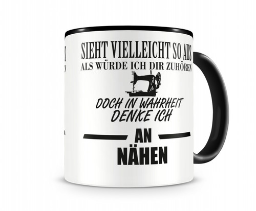 Ich denke nähen tasse - denke,