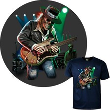 T-Shirt Gothic Metal Konzert Rock Festival Gitarre live Concert *2016 navy