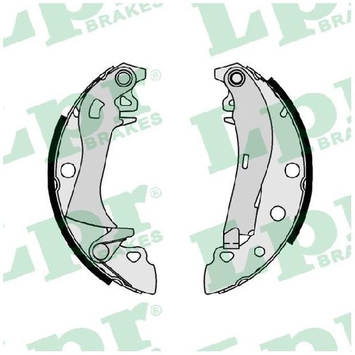 Bremsbackensatz hinten für - 2x,