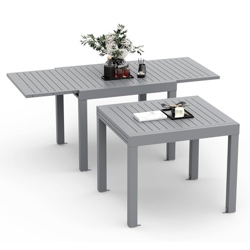 Ausziehbarer gartentisch - ausziehbarer,