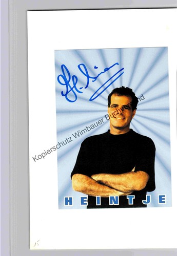 Original autogramm heintje - original,