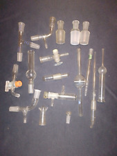 1 Konvolut Sammlung 17 x Glas Rohre Laborglas 