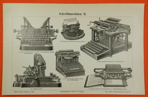 Schreibmaschinen technik typen - schreibmaschinen,