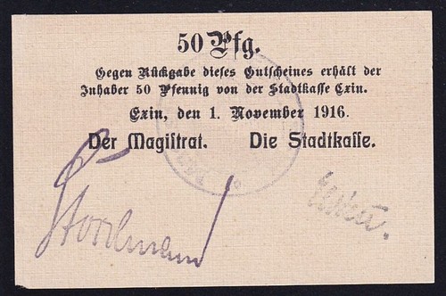 Exin pfennig 1916 - pfennig,