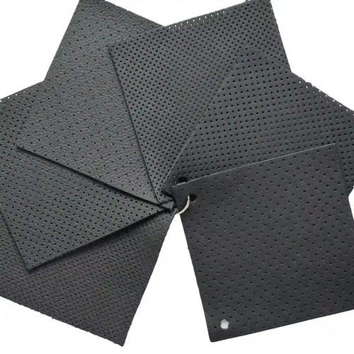 Ledermuster perforiertes leder - perforiertes,